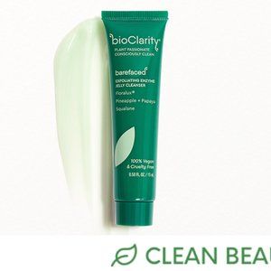 🔥3/$30 BIOCLARITY Barefaced Exfoliating Enzyme Jelly Cleanser Deluxe Travel Sz